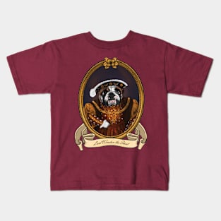 Renaissance Dog - Lord Winston the Stout Kids T-Shirt